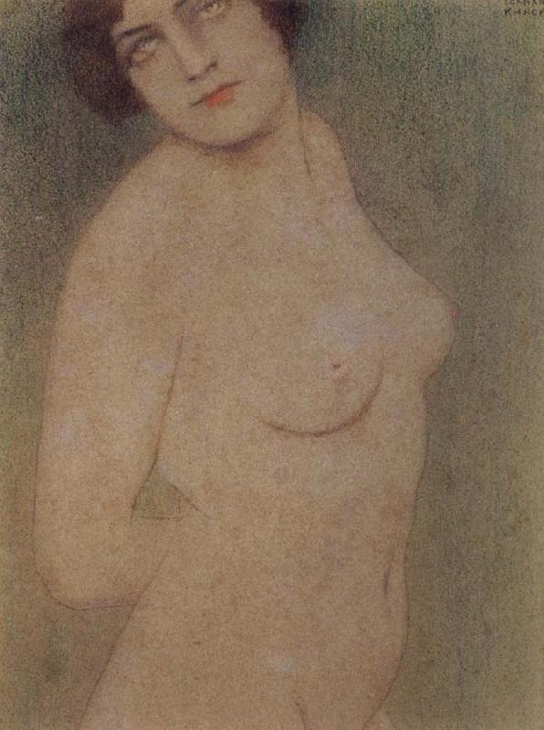 Fernand Khnopff Nude Study France oil painting art